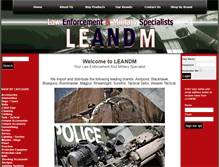 Tablet Screenshot of leandm.co.nz
